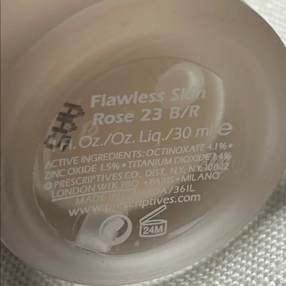 Prescriptives Flawless skin total UV protection makeup in B/R Rose 23